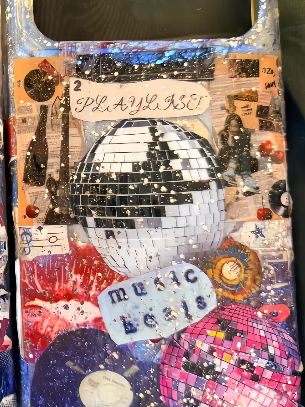 Handmade Disco Music IPhone 17 Pro Max Case - Y2K Aesthetic